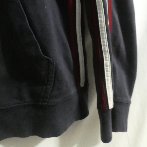 FRENCH CONNECTION, FCUK, size large, full zip striped light jacket, 100% cotton - Picture 10 of 16
